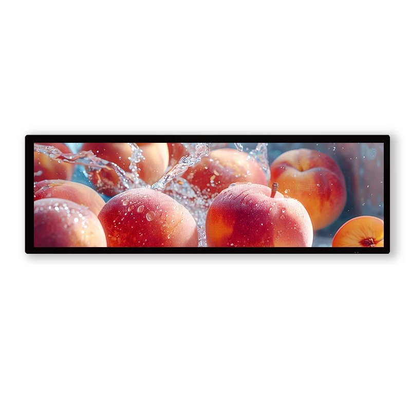 35,5 დიუმიანი LCD ზოლის ორმაგი სახის ეკრანი