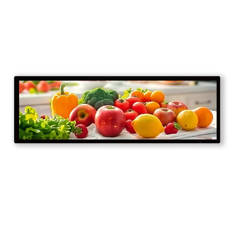 36,8 დიუმიანი LCD ზოლის ორმაგი სახის ეკრანი