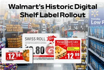 Walmart-ის ისტორიული ციფრული თაროების ეტიკეტის გავრცელება