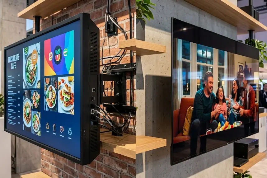 Commercial Display vs Consumer TV: ძირითადი განსხვავებები, რეალური ხარჯები და...
